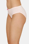 Zivame Anti-Microbial Low Rise Full Coverage Hipster Panty (Pack of 3) - Multicolor — thumbnail 4